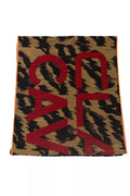 Cavalli Class Men's Brown Wool Scarf