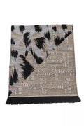 Cavalli Class Men's Beige Wool Scarf