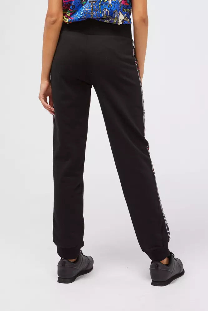 Custo Barcelona Schwarze Baumwoll-Sweathose für Damen