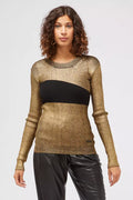 Custo Barcelona Women's Gold Wool Sweater