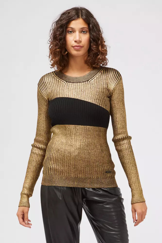 Custo Barcelona Women's Gold Wool Sweater
