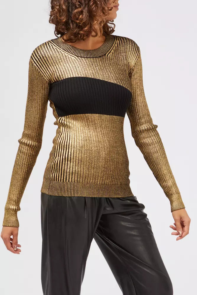 Custo Barcelona Women's Gold Wool Sweater
