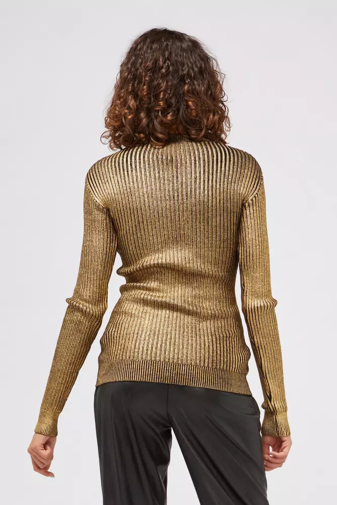 Custo Barcelona Women's Gold Wool Sweater