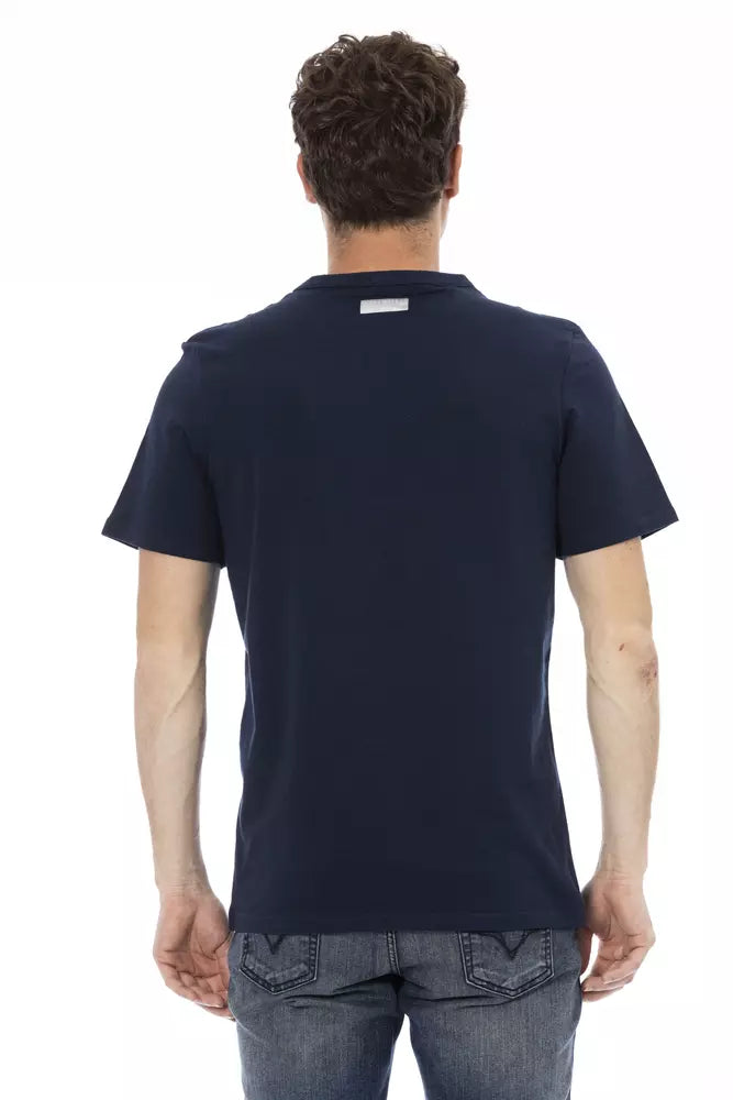 Men's Bikkembergs Cotton T-Shirt in Blue
