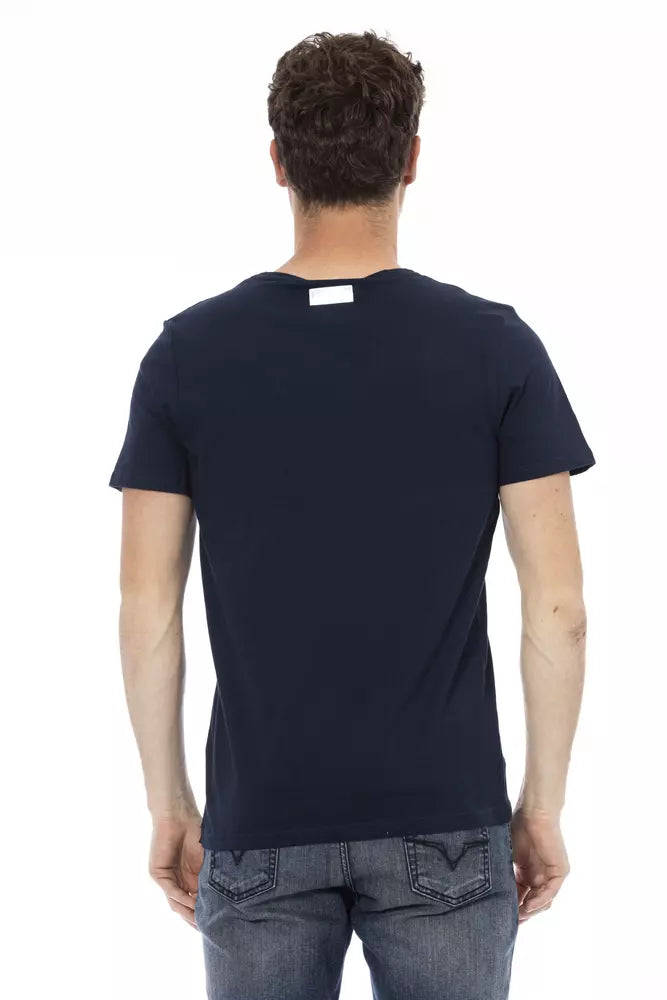 Men's Bikkembergs Cotton T-Shirt in Blue