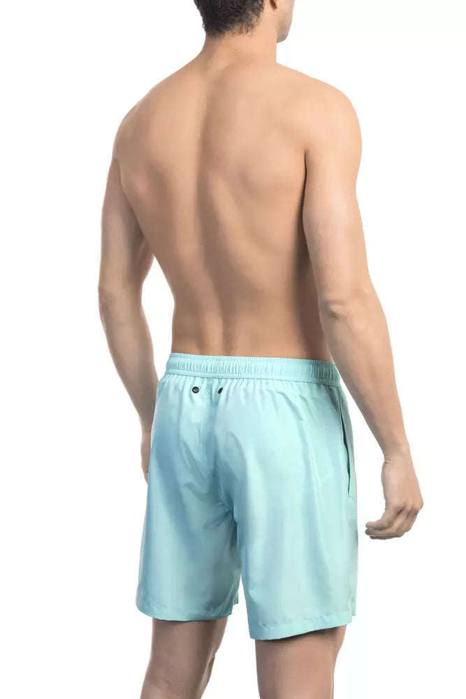 Bikkembergs Blaue Badeshorts aus Polyester