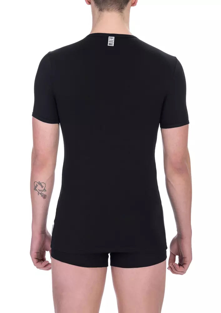 Bikkembergs Men's Black Cotton T-Shirt