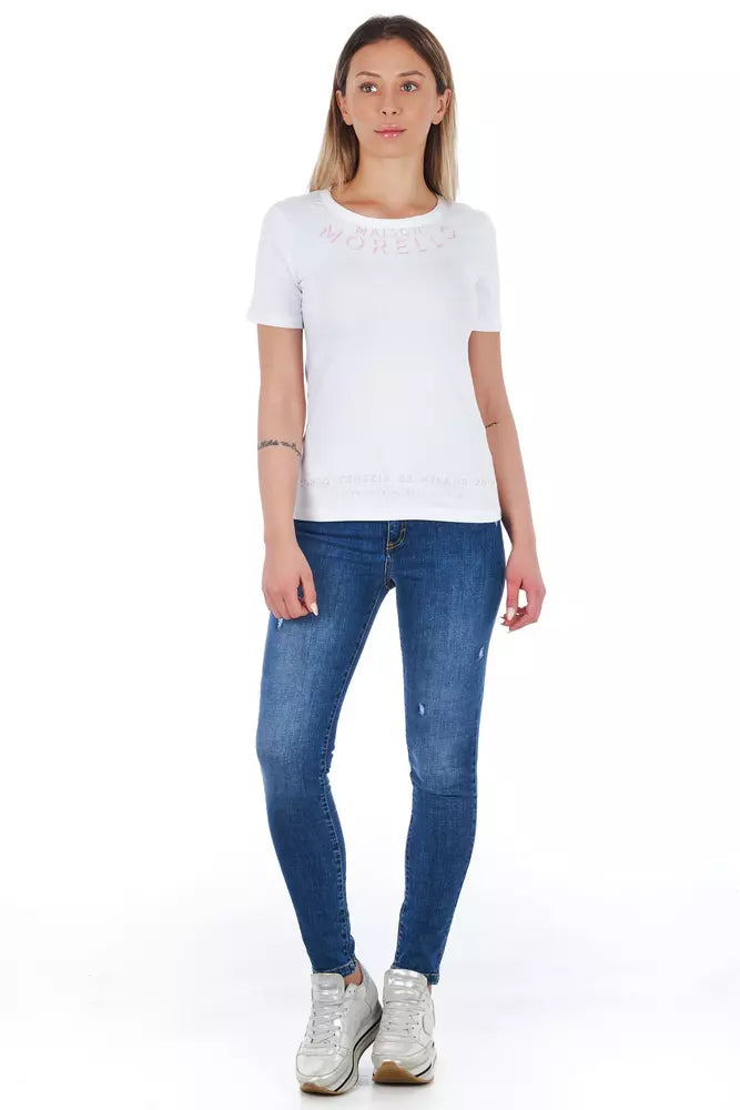 Frankie Morello Damenjeans aus Blauem Denim