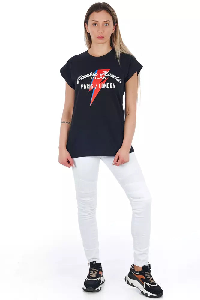 Frankie Morello Weiße Damenjeans aus Baumwolle