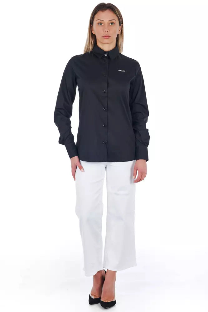 Frankie Morello Weiße Baumwoll-Cropped-Hose für Damen