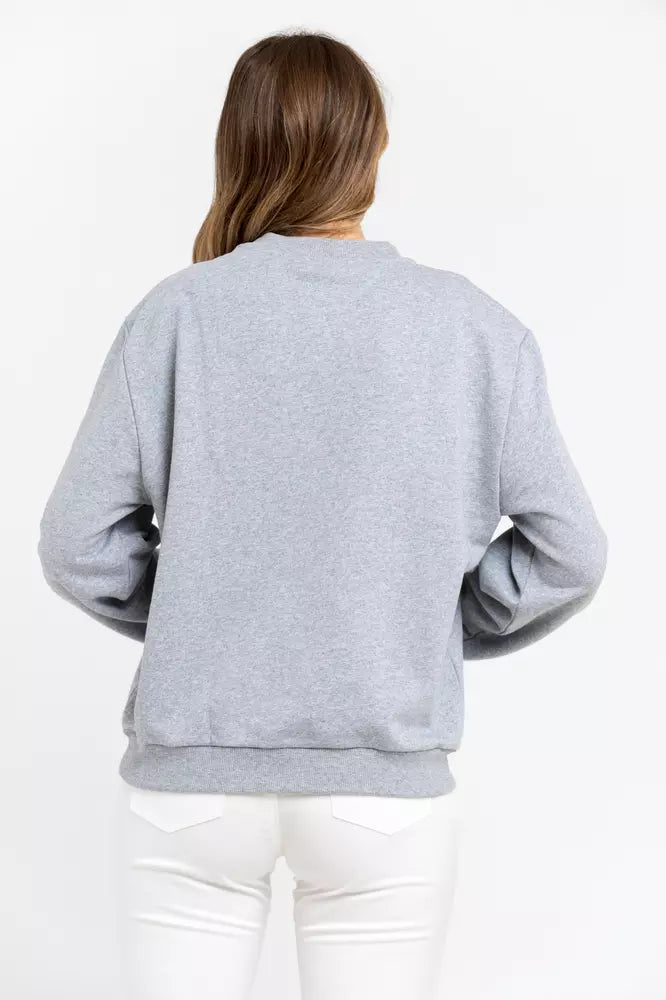 Trussardi Women's Grey Cotton Sweatshirt