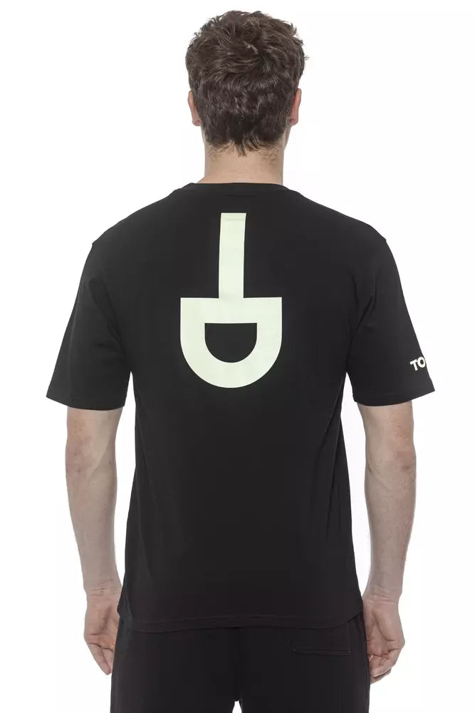 Tond Men's Black Cotton T-Shirt