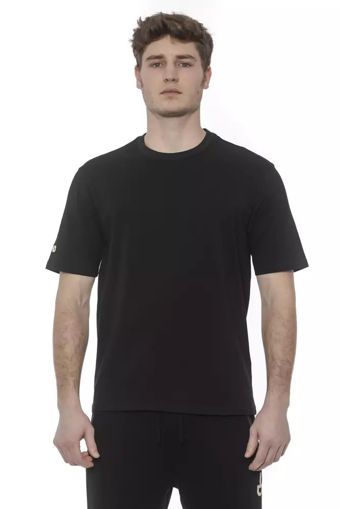 Tond Men's Black Cotton T-Shirt