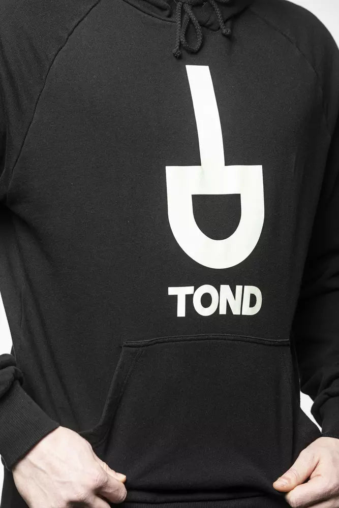 Tond Schwarzer Baumwoll-Pullover für Herren
