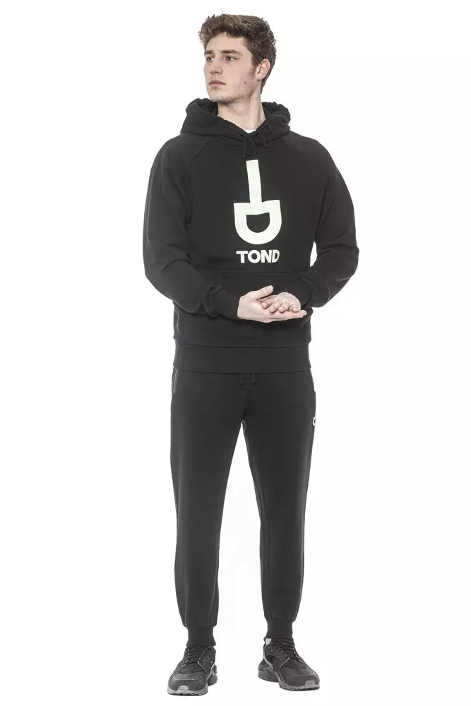 Tond Schwarzer Baumwoll-Pullover für Herren