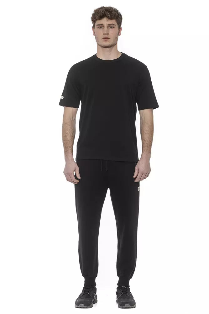 Tond Men's Black Cotton T-Shirt