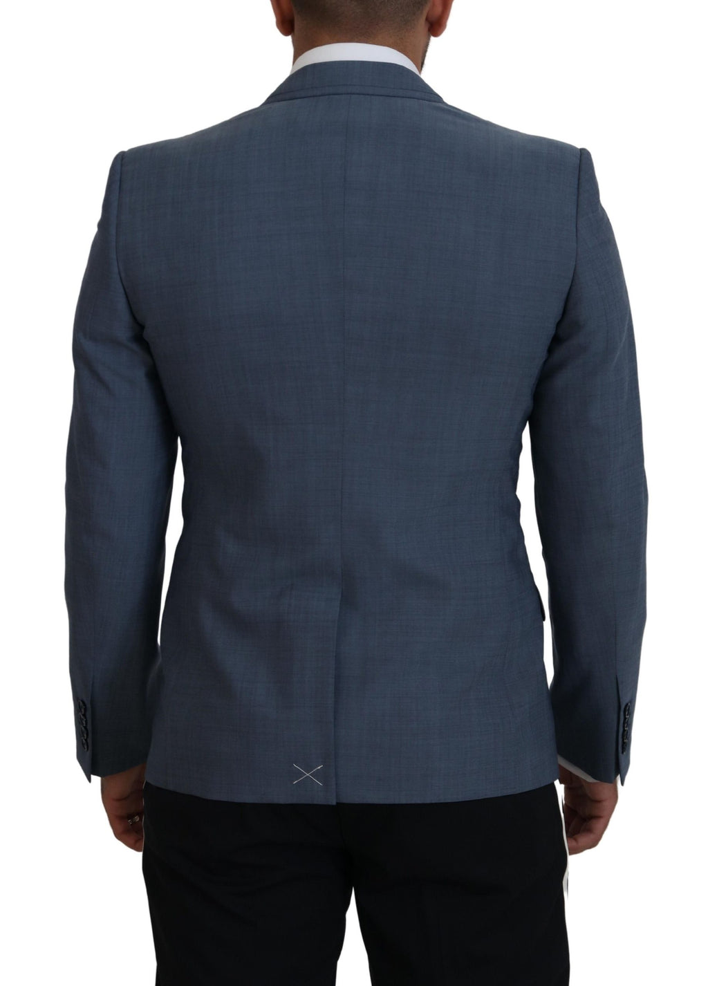 Dolce & Gabbana Blue Wool-Stretch Slim-Fit Jacket Blazer