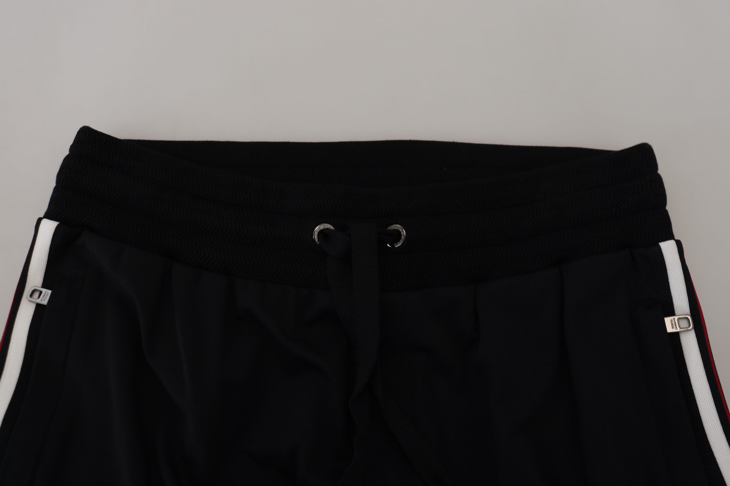 Dolce & Gabbana Black DG Print Men's Jogger Trousers