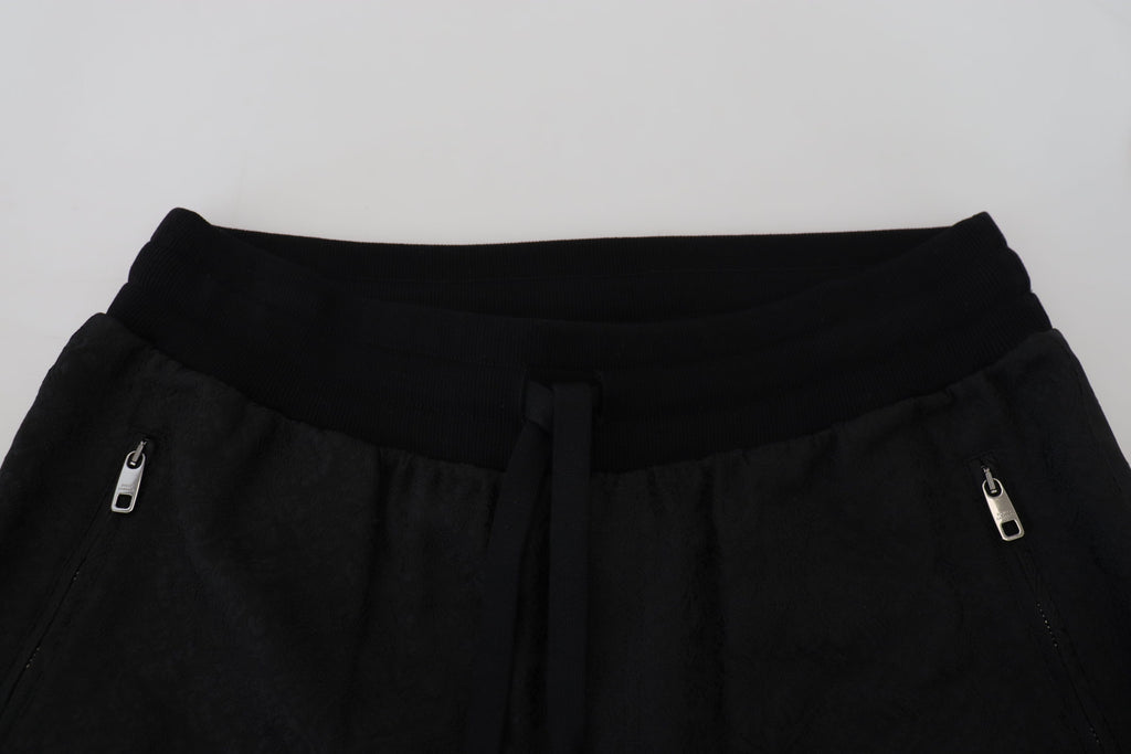 Dolce & Gabbana Schwarze Männer Freizeit-Jogger-Hose