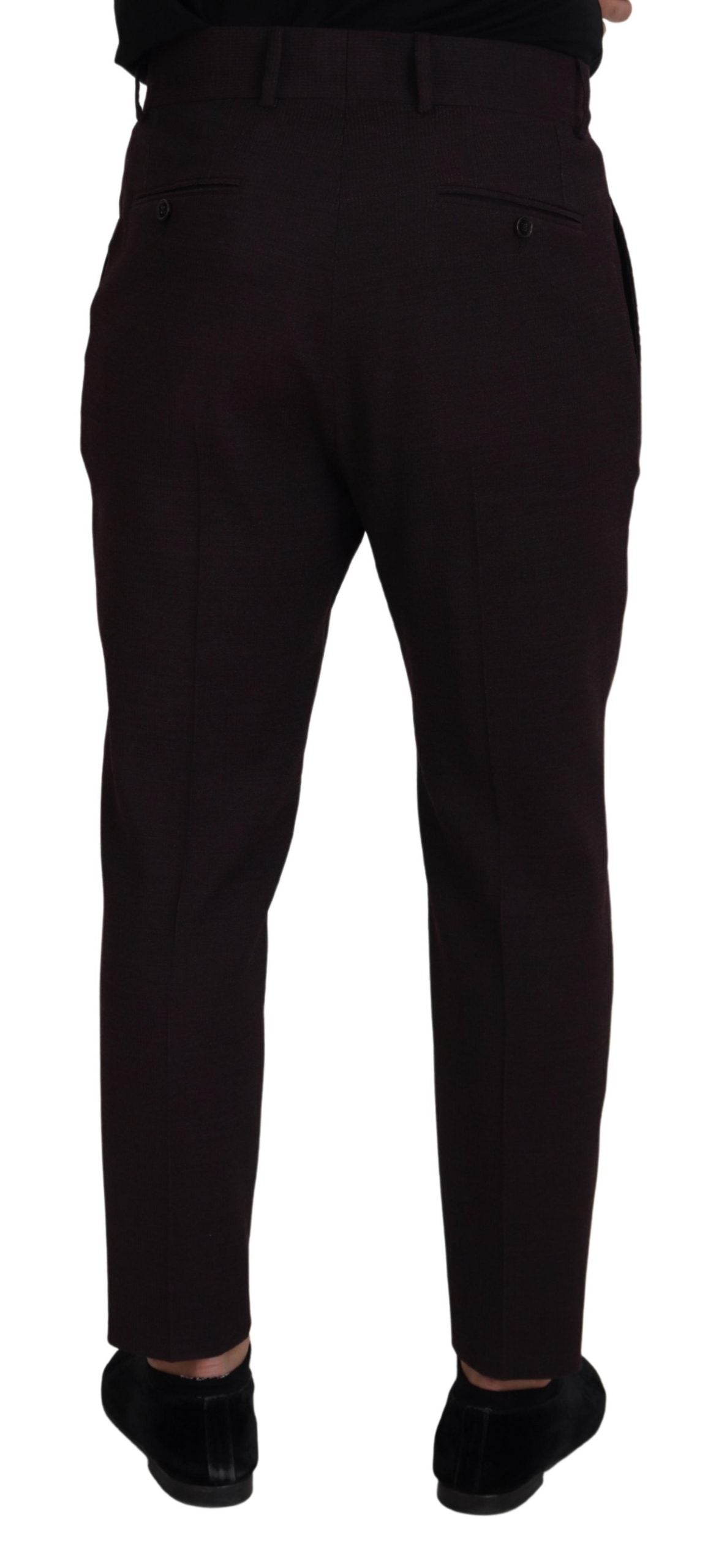 Dolce & Gabbana Brown Cotton Chino Men's Pants