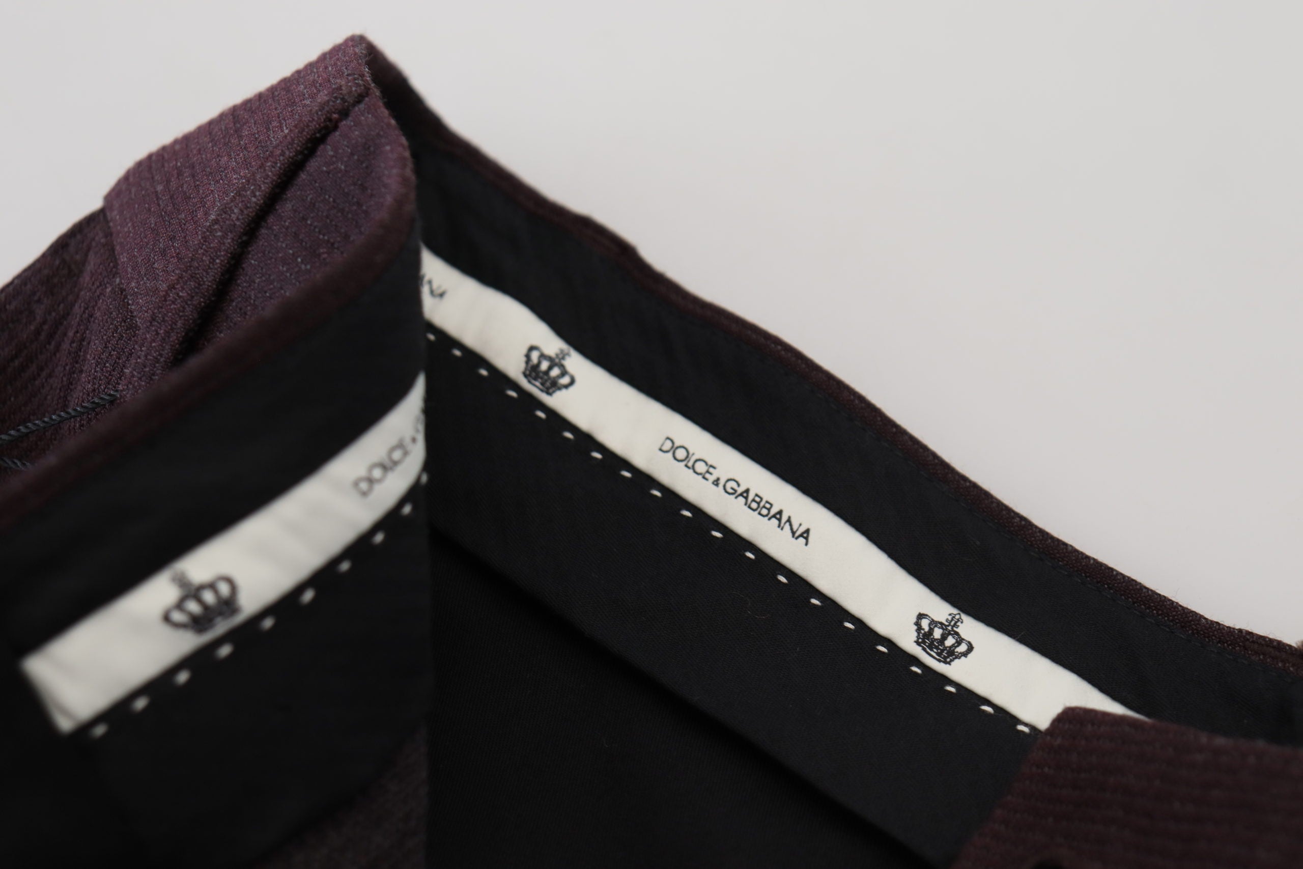 Dolce & Gabbana Brown Cotton Chino Men's Pants