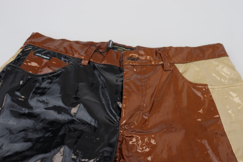 Dolce & Gabbana Multicolor Shiny Slim Fit Men's Denim Jeans