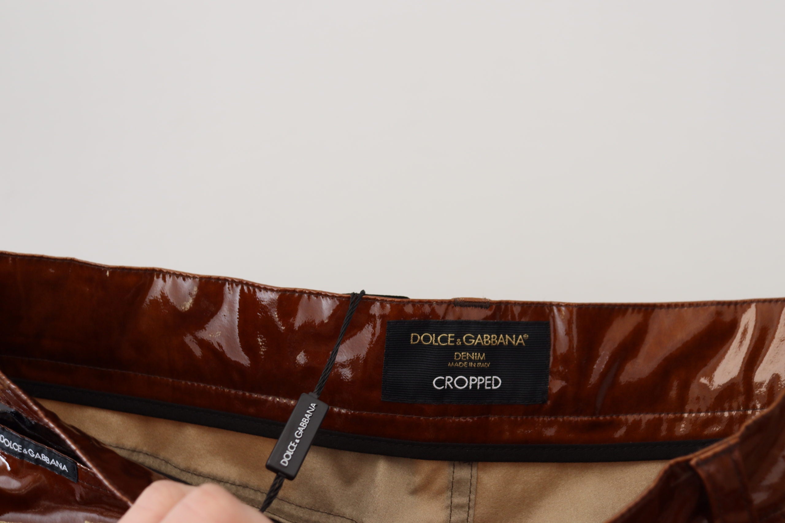 Dolce & Gabbana Multicolor Shiny Slim Fit Men's Denim Jeans