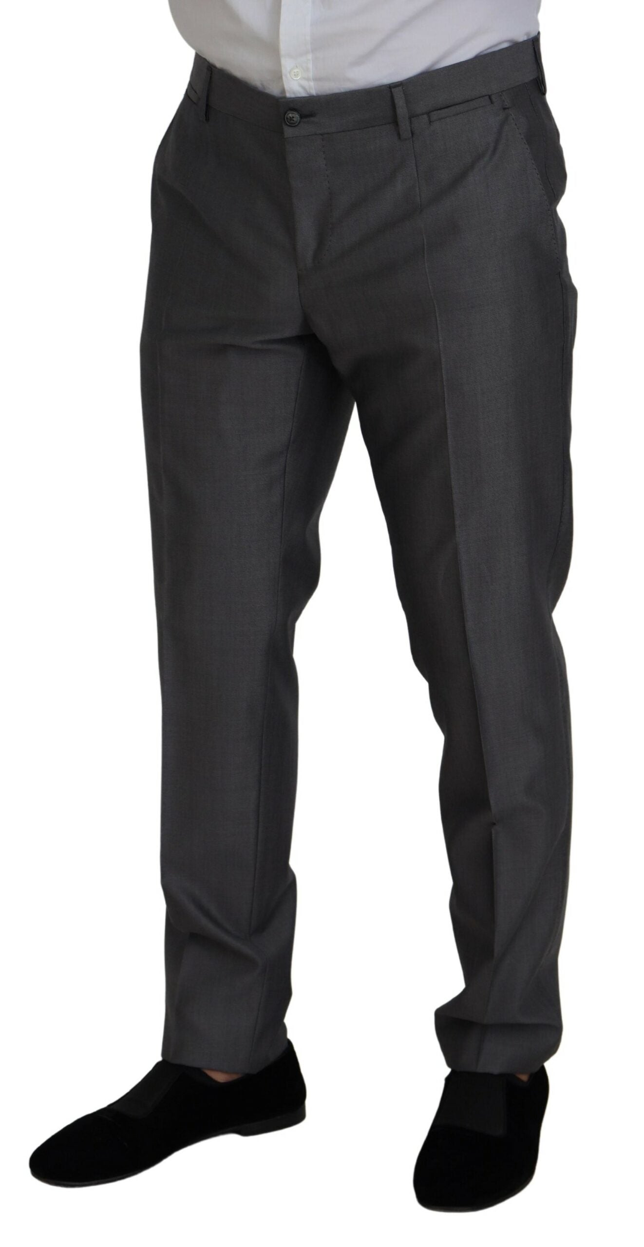 Dolce & Gabbana Grey SICILIA 3-Piece Slim Fit Suit
