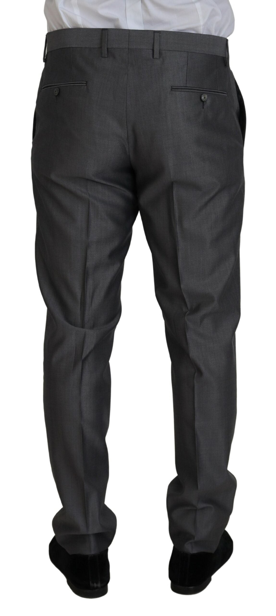 Dolce & Gabbana Grey SICILIA 3-Piece Slim Fit Suit