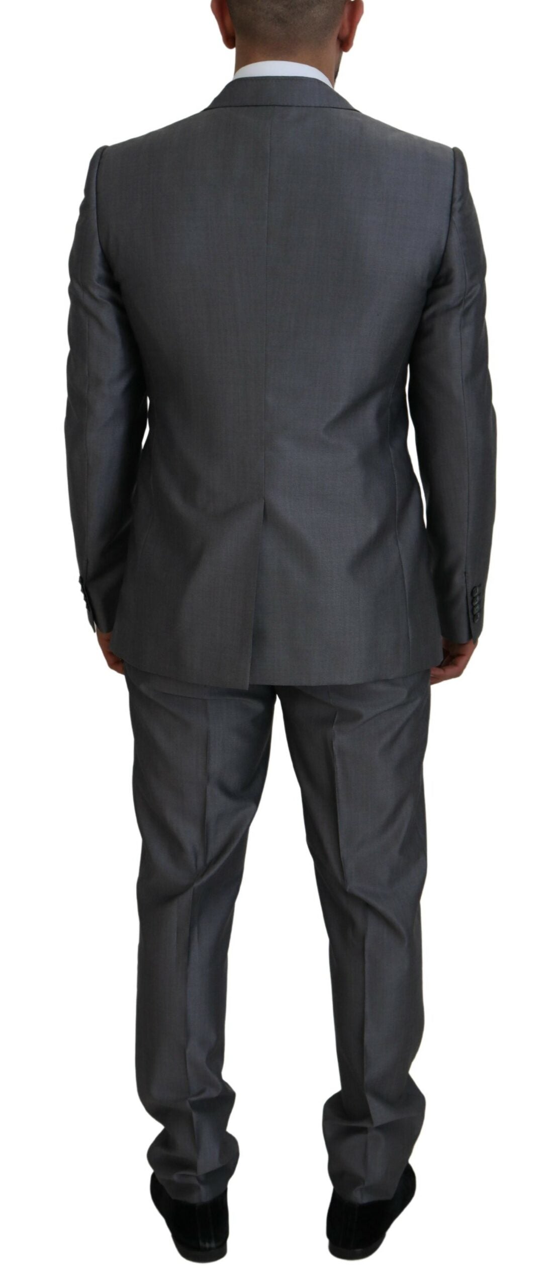 Dolce & Gabbana Grey SICILIA 3-Piece Slim Fit Suit