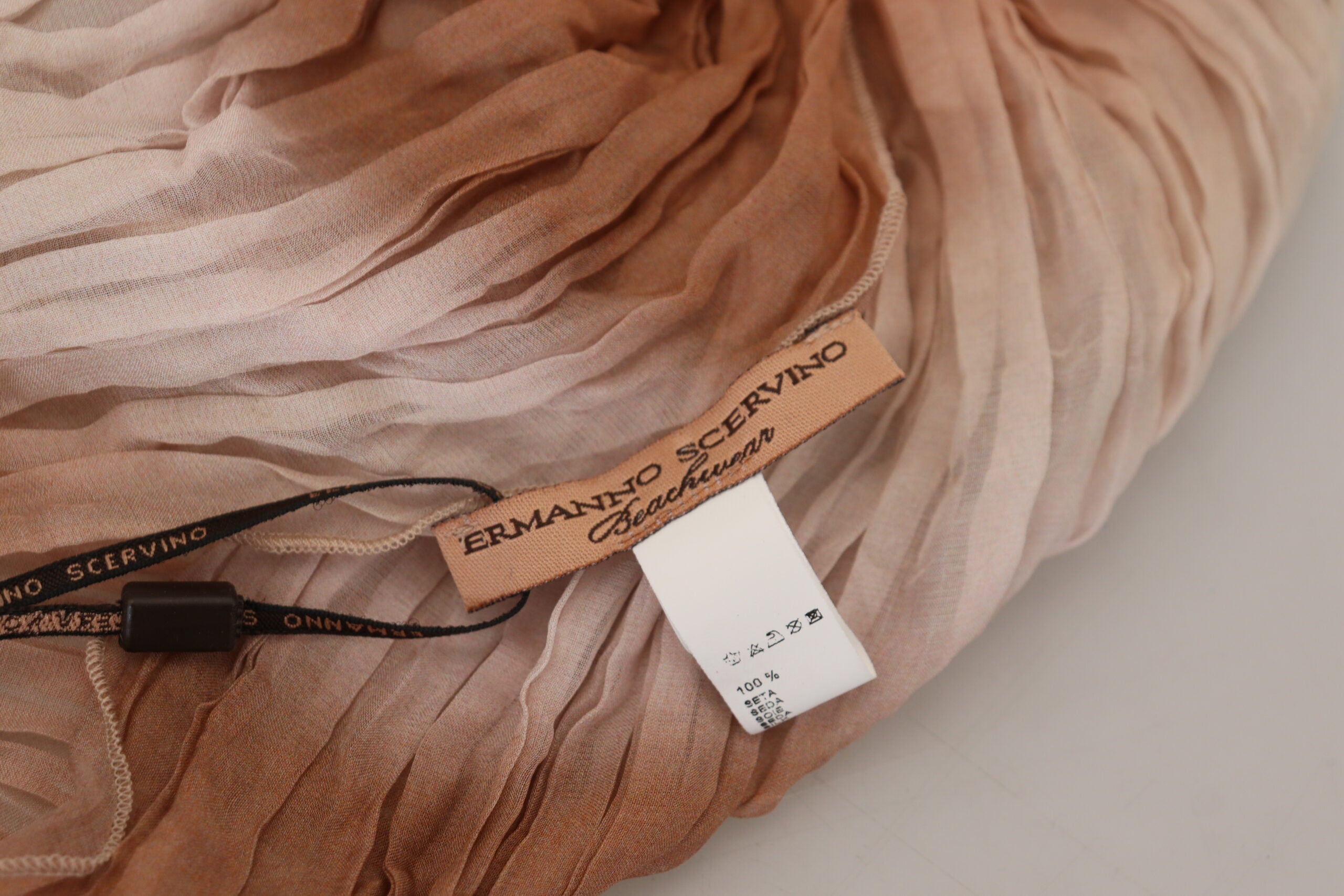 Ermanno Scervino Multicolor Silk Wrap Scarf Foulard