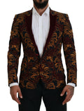 Dolce & Gabbana Multicolor Floral Einreihiger Martini-Blazer