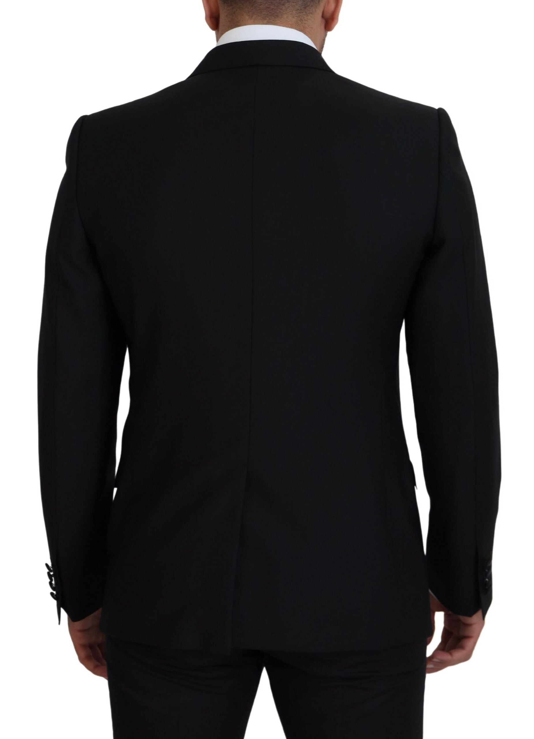 Dolce & Gabbana Black Slim-Fit Martini Blazer