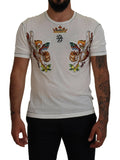 Dolce & Gabbana Men's White Printed Short-Sleeve T-Shirt