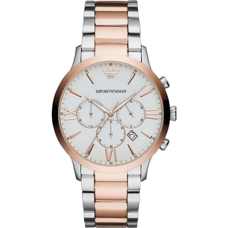 Emporio Armani Elegant Two-Tone Watch for Men