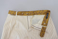 Dolce & Gabbana White Gold Striped Tuxedo Slim Fit Suit
