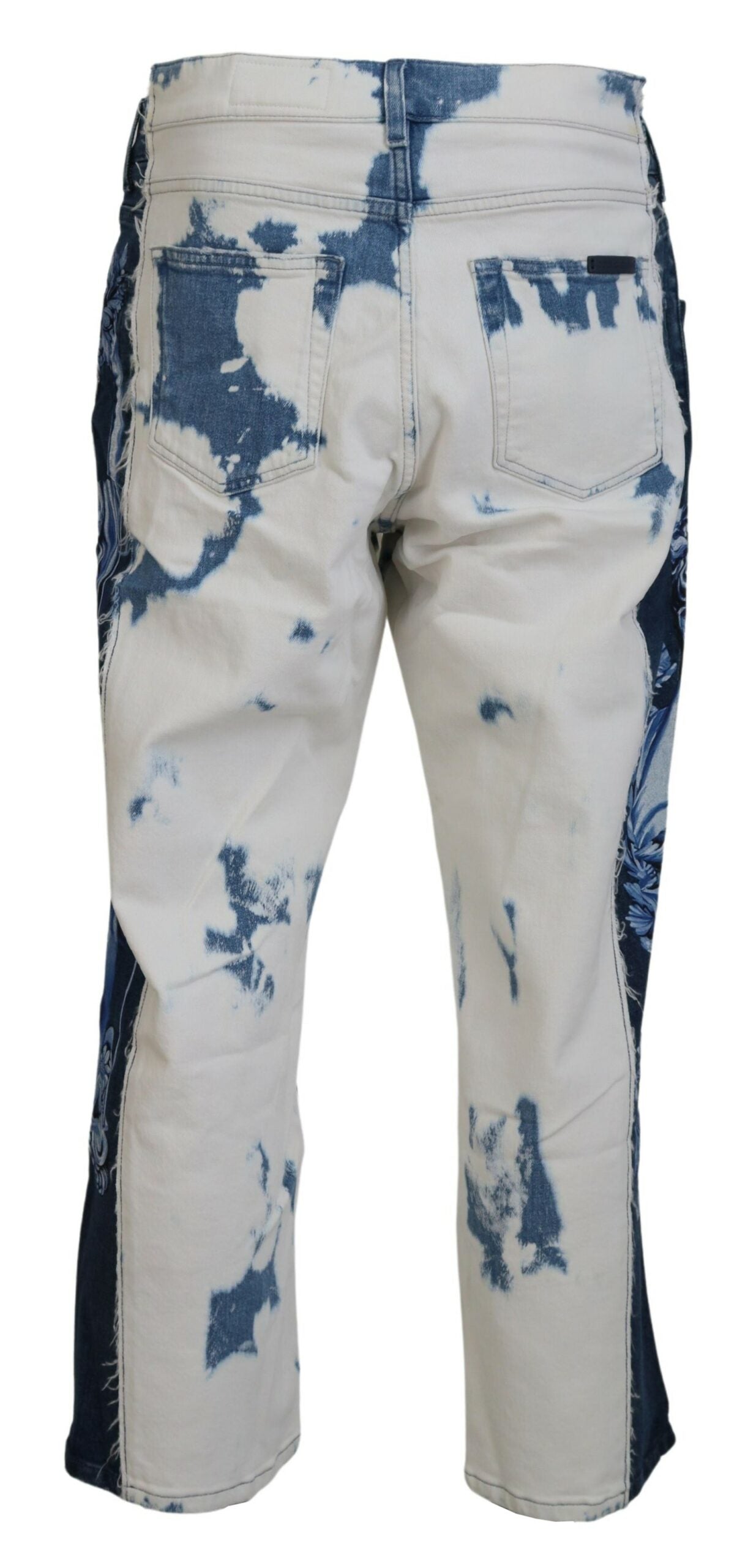 Dolce & Gabbana Blue Caesar Loose Fit Denim Cotton Jeans