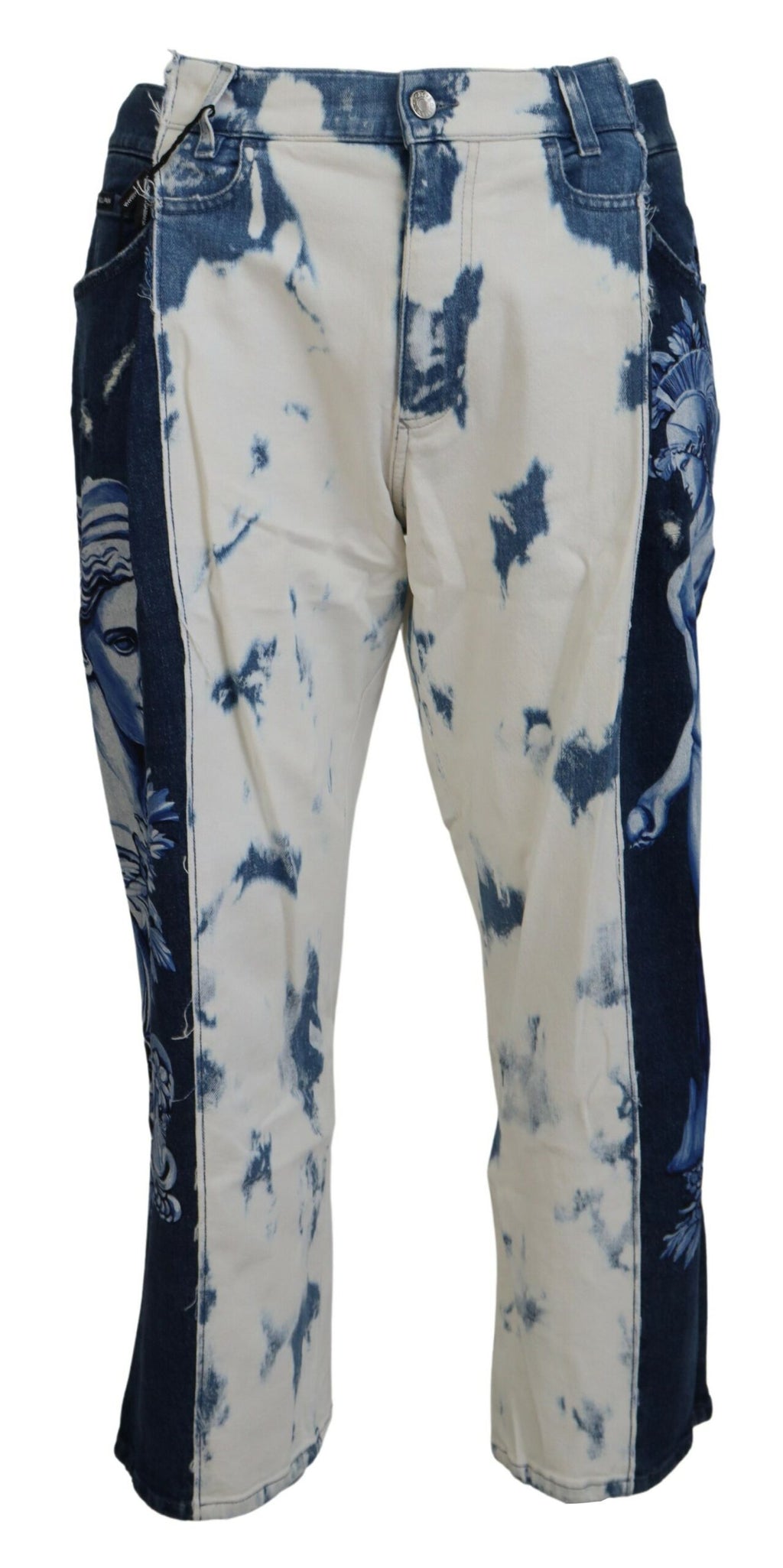 Dolce & Gabbana Blue Caesar Loose Fit Denim Cotton Jeans