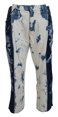 Dolce & Gabbana Blue Caesar Loose Fit Denim Cotton Jeans