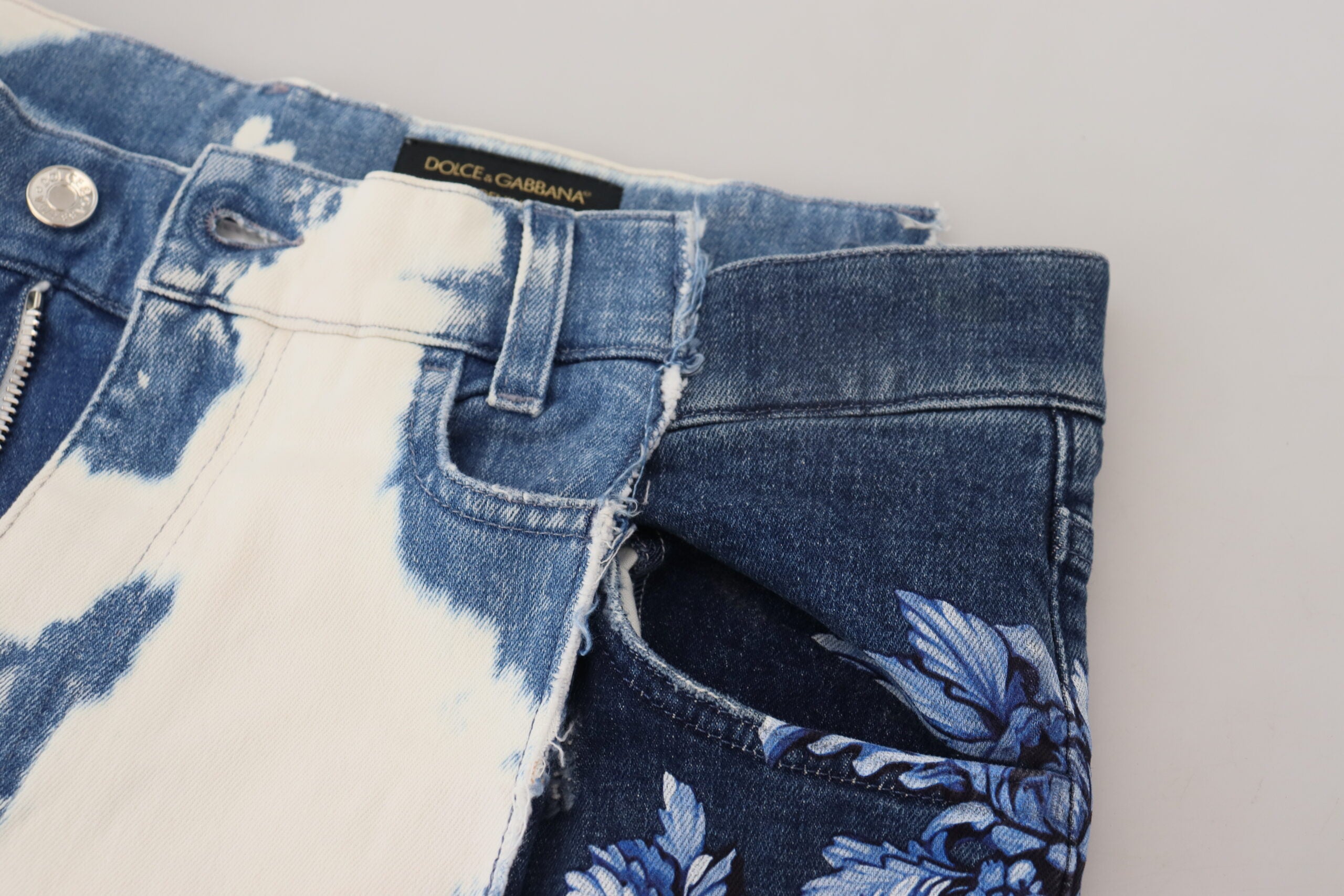 Dolce & Gabbana Blue Caesar Loose Fit Denim Cotton Jeans