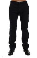 GF Ferre Blaue Baumwoll-Stretch-Chino-Hose