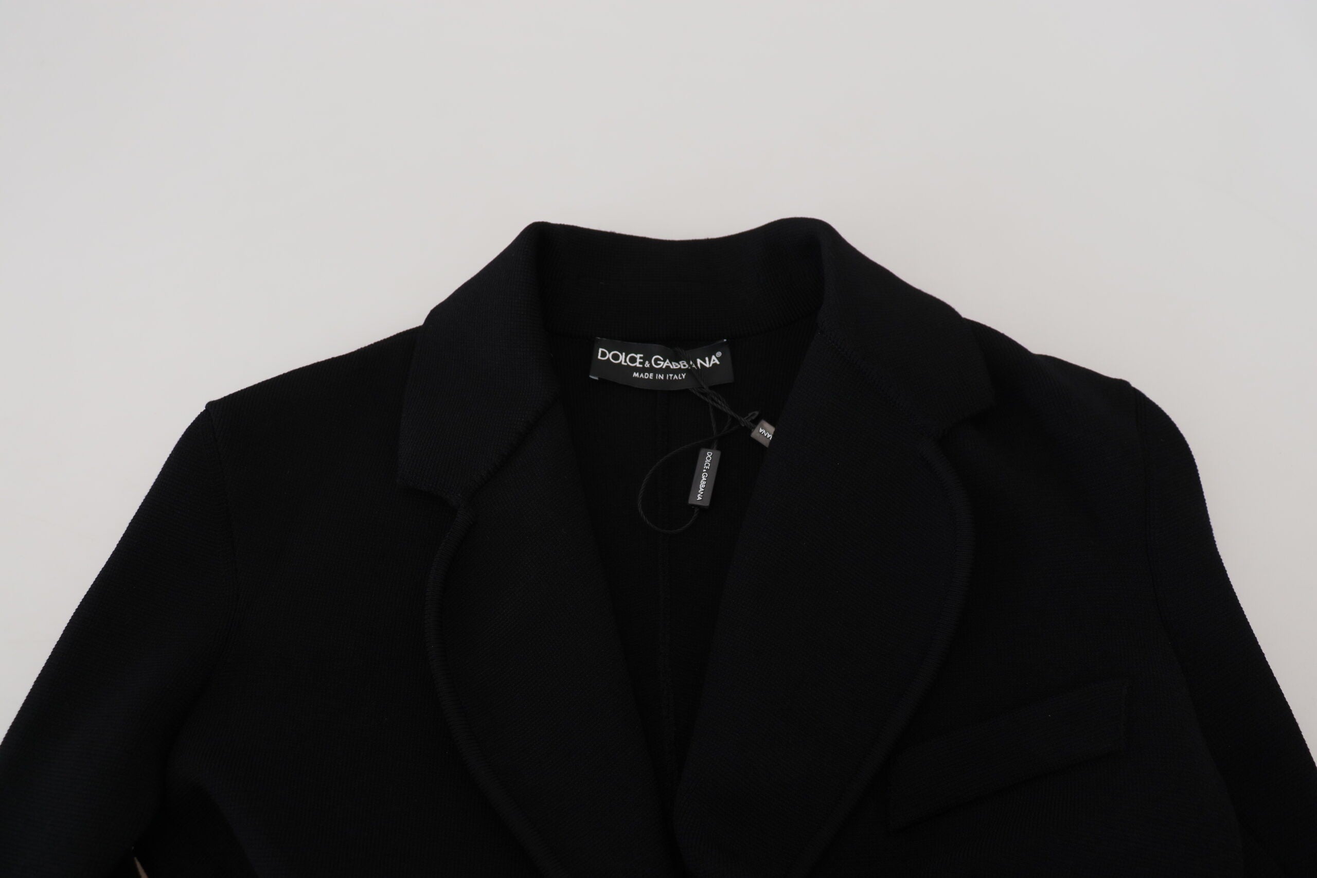 Dolce & Gabbana Black Cardigan with Buttons Blazer Viscose Jacket