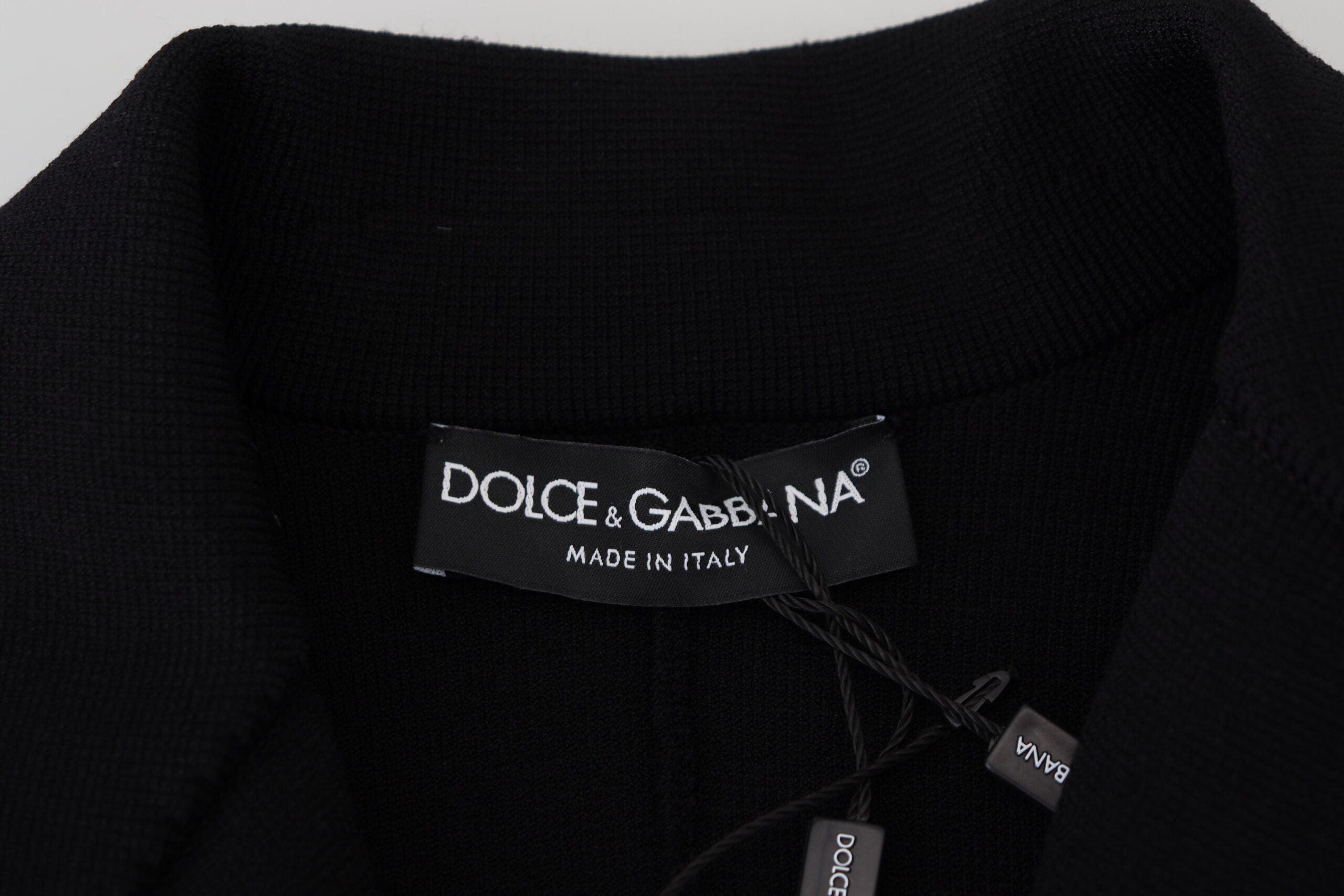 Dolce & Gabbana Black Cardigan with Buttons Blazer Viscose Jacket