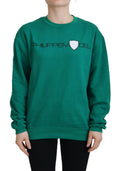 Philippe Model Green Printed Long-Sleeve Jumper