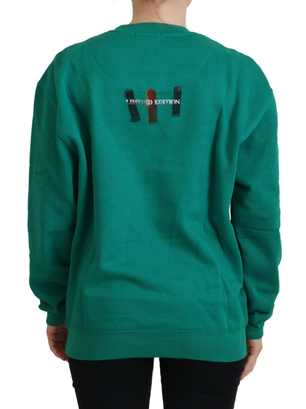 Philippe Model Green Printed Long-Sleeve Jumper