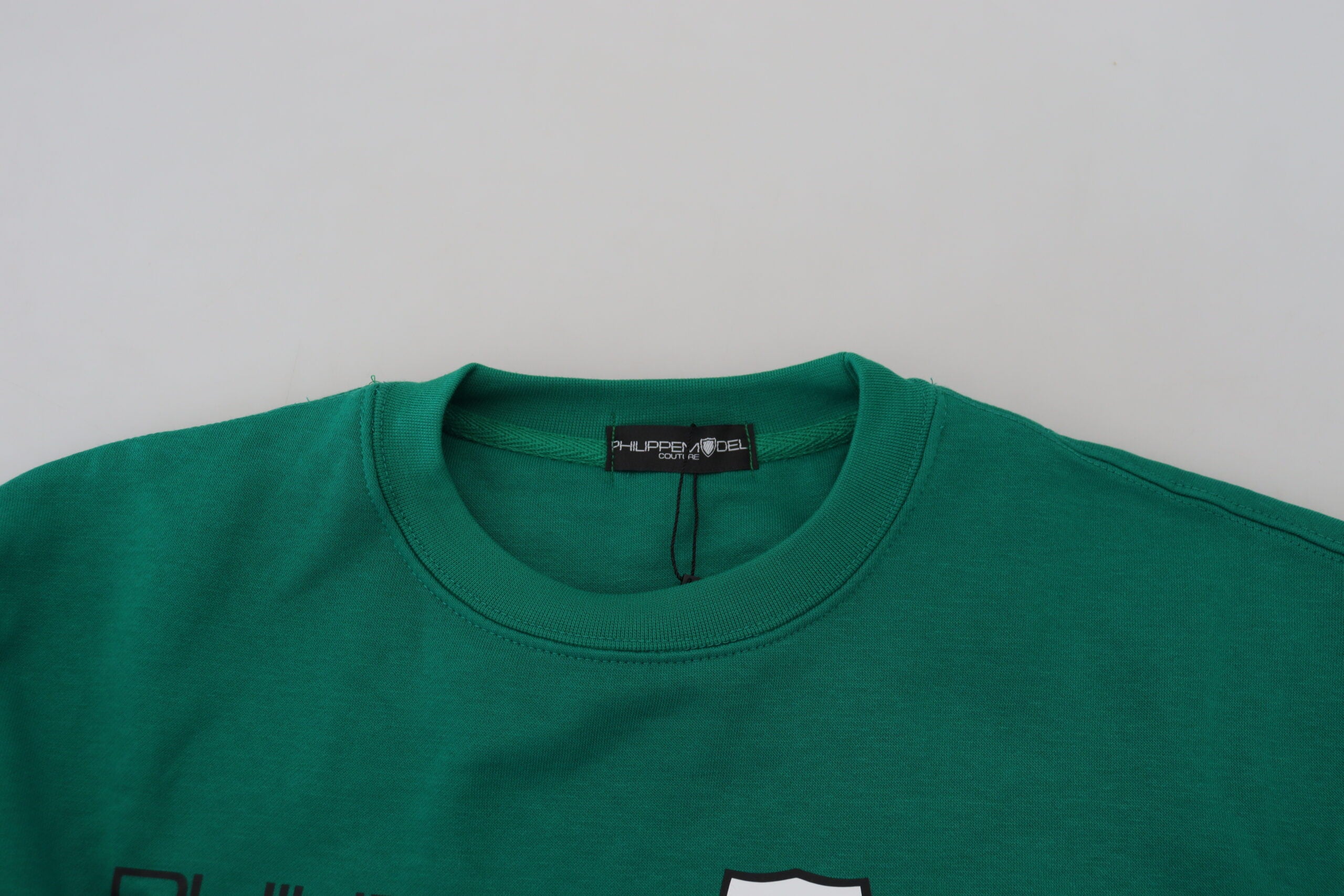 Philippe Model Green Printed Long-Sleeve Jumper