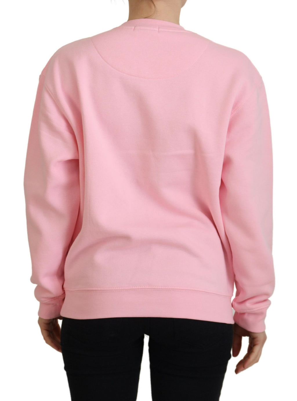 Philippe Model Pink Printed Long-Sleeved Sweater