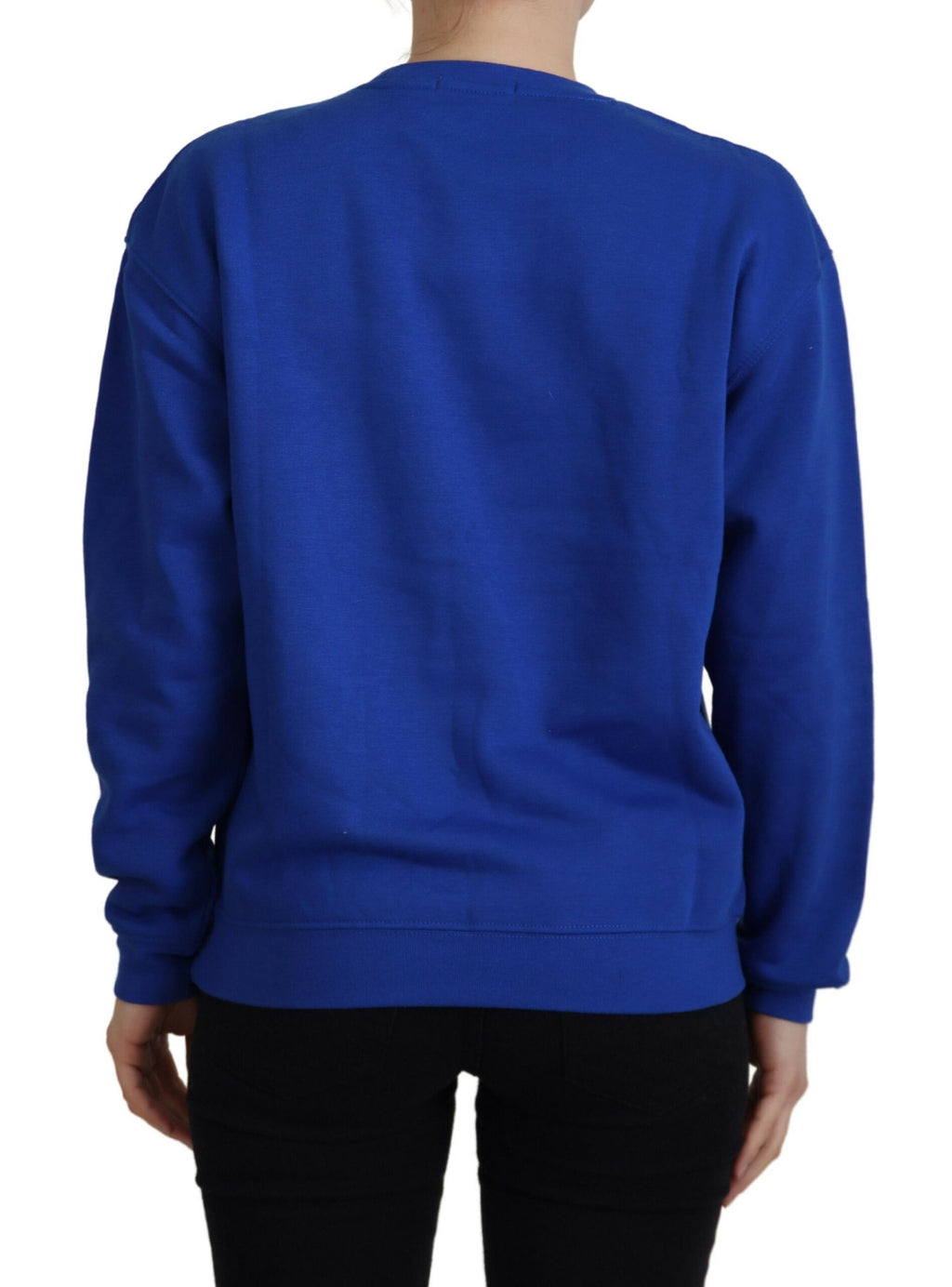 Philippe Model Blue Printed Long-Sleeved Sweater