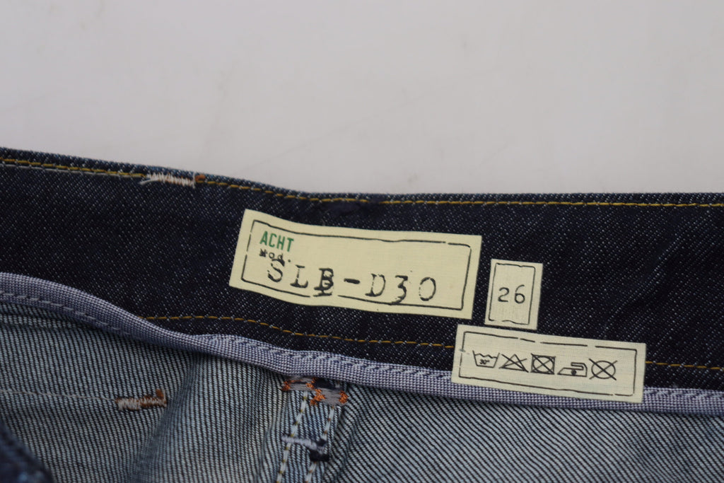 Eight Blue Cotton Low Waist Slim Fit Women's Casual Jeans