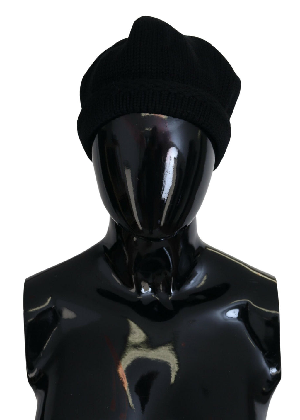 Dolce & Gabbana Black Virgin Wool Women's Winter Beanie Hat